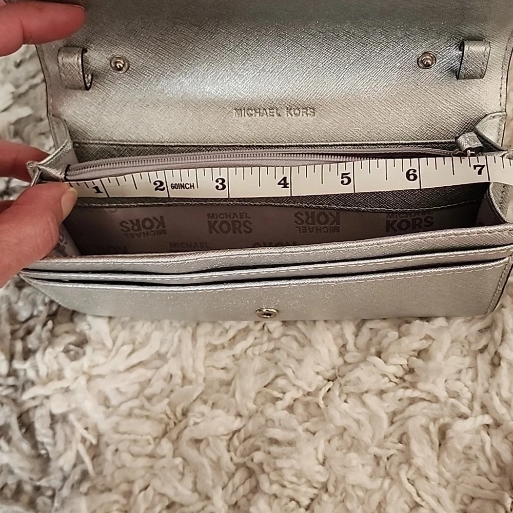 Michael Kors wallet with shoulder strap
